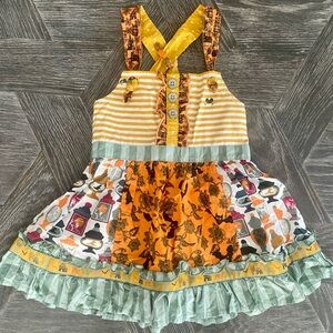 Matilda Jane “Trick or Treat” Halloween knot tunic top (girls size 4 years)